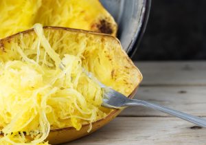 Grilled spaghetti squash