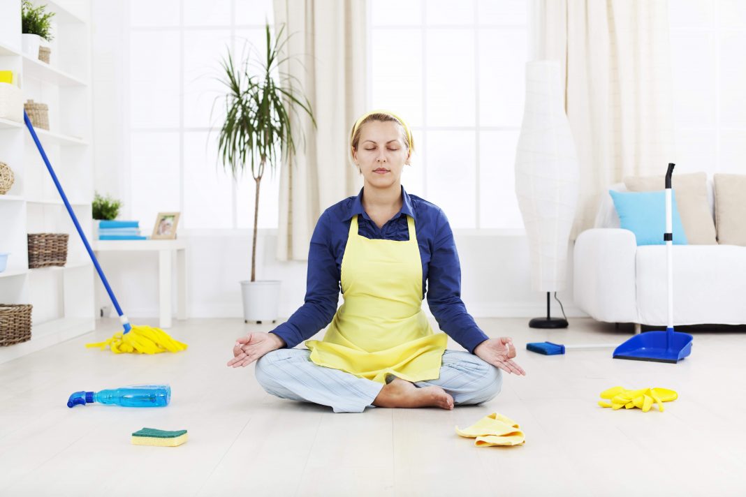 Relaxation Exercise spring cleaning